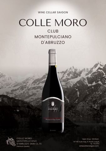 Vang đỏ Colle Moro Wine Cellar SaiGon