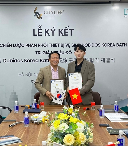 Hợp tác chiến lược giá trị 1 triệu đô giữa CityLife cùng Zenith trong việc phân phối thiết bị vệ sinh thương hiệu Dobidos Korea Bath