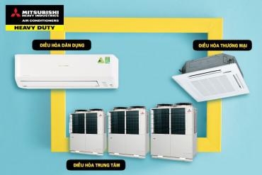 Những loại Điều hòa Mitsubishi Heavy đang có mặt tại thị trường hiện nay