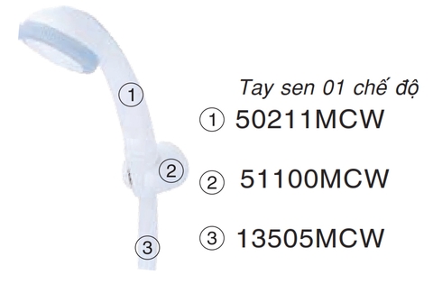 Tay sen nhựa Caesar 50211MCW