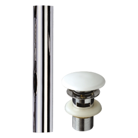 Trụ xả nhấn bằng sứ chậu Lavabo Caesar BF404H