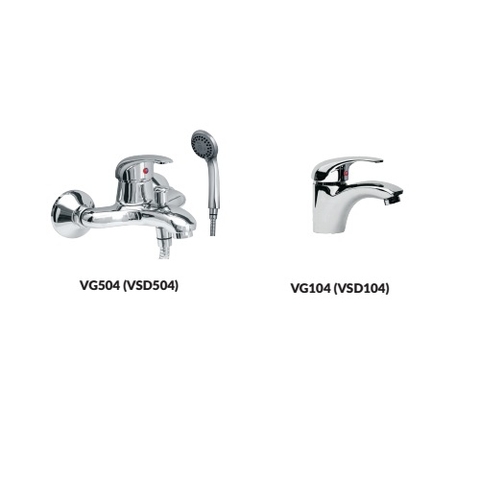 Bộ vòi chậu sen tắm Viglacera VG104-VG504