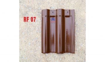Ngói tráng men màu nâu socola CMC RF 07