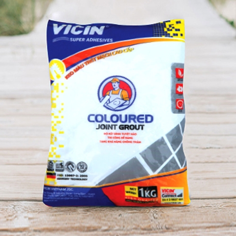 Keo chà mạch VICIN dùng cho ngoài trời, bể bơi, khu vực ẩm ướt
