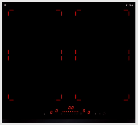 Bếp từ nhập khẩu Châu Âu thương hiệu CDA - HN6850FR - 4 VÙNG NẤU