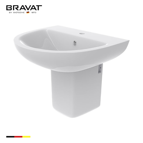 Chậu rửa mặt treo tường Bravat CX04008W-1A-ENG