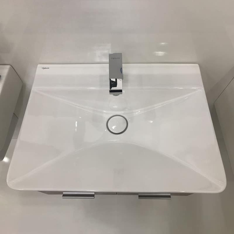 Chậu lavabo đặt bàn Viglacera CB68