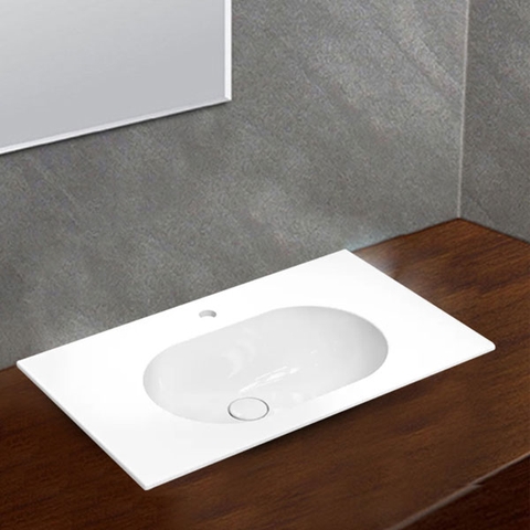Chậu rửa lavabo Viglacera Platinum P.22.690 dương vành