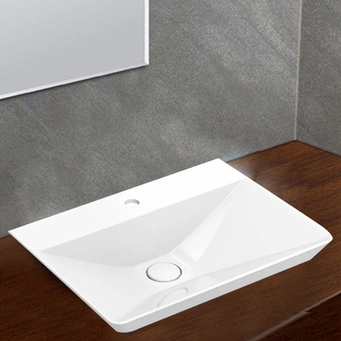Chậu lavabo đặt bàn Viglacera Platinum P.22.700