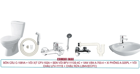 Combo Thiết Bị Vệ Sinh Inax Số 1