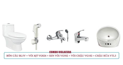 Combo Thiết Bị Vệ Sinh Viglacera số 1