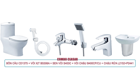 Combo Thiết Bị Vệ Sinh Ceasar số 4