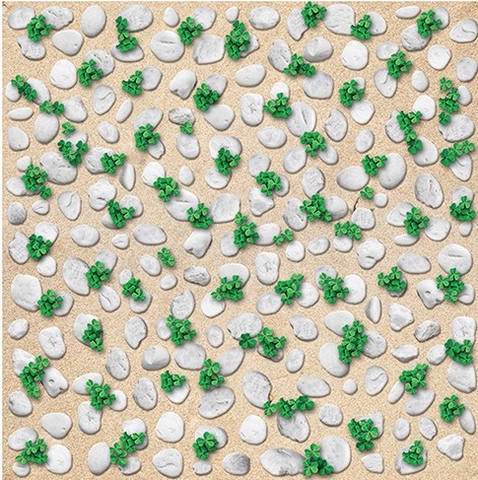 Gạch lát sân vườn Đồng tâm 40x40 4040GREENERY005