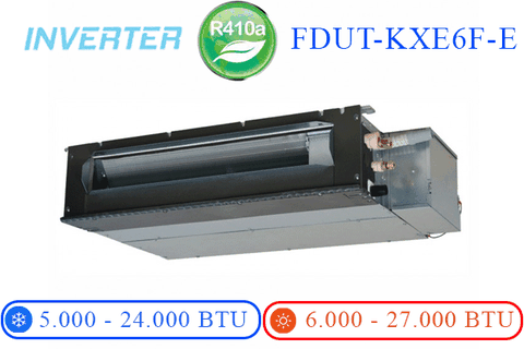 Mặt lạnh âm trần nối ống gió Model FDUT-KXE6F-E