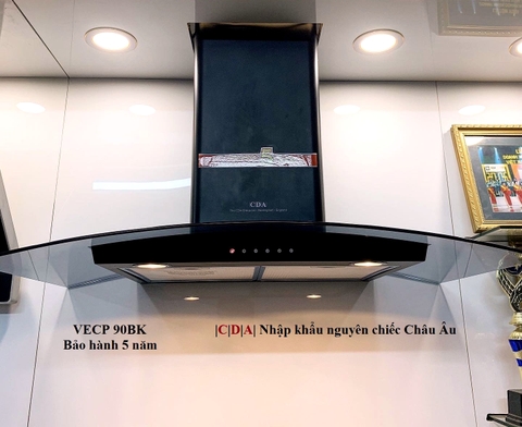 Máy hút mùi ống khói cao cấp thương hiệu CDA - VECP90BK