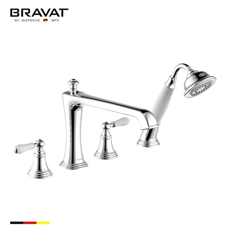 Vòi sen tắm bồn cao cấp Bravat F55193CP-ENG