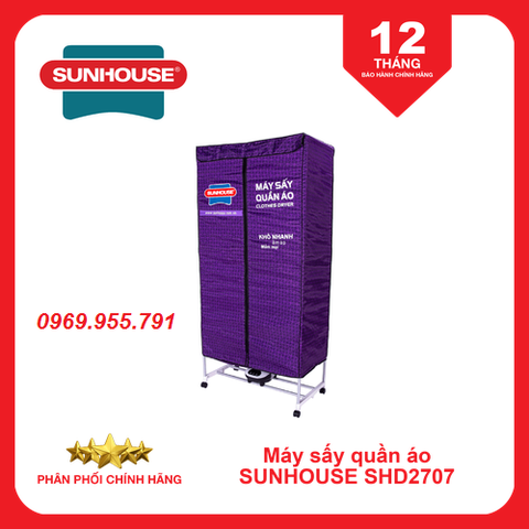 Máy Sấy Quần Áo SUNHOUSE SHD2707