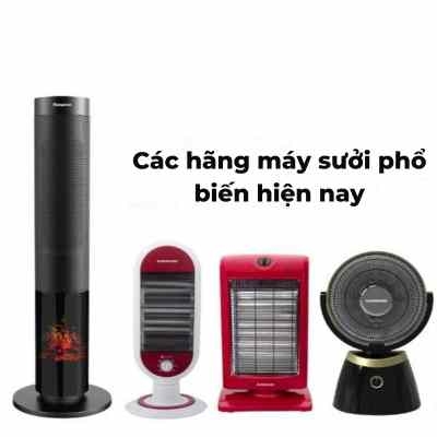 Top Các hãng máy sưởi ấm phòng ngủ phổ biến hiện nay