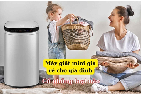 Máy giặt mini giá rẻ cho gia đình có những loại nào