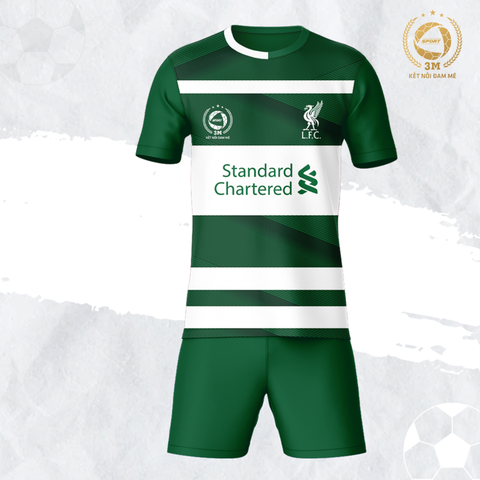 Bộ Quần Áo Bóng Đá Liverpool Màu Xanh Lá - 3 MIỀN SPORT