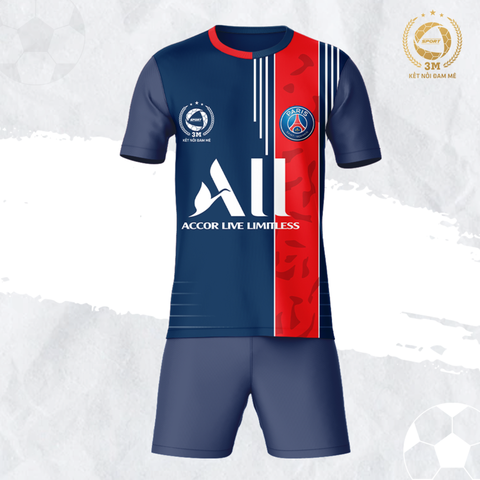 Bộ Quần Áo Bóng Đá Paris Saint Germain Màu  Xanh Than - 3 MIỀN SPORT