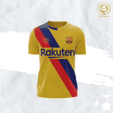 Bộ Quần Áo Bóng Đá Barcelona Size Nhỏ Màu Vàng - 3 MIỀN SPORT