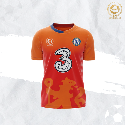 Bộ Bóng Đá Trẻ Em Chelsea Màu Cam - 3 Miền Sport