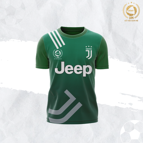 Bộ Quần Áo Bóng Đá Juventus Màu Xanh Lá Size Nhỏ - 3 MIỀN SPORT