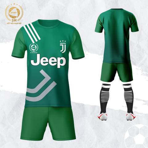 Bộ Quần Áo Bóng Đá Juventus Màu Xanh Lá - 3 MIỀN SPORT