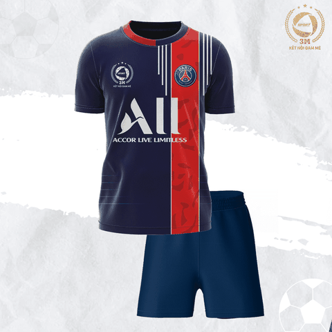 Bộ Quần Áo Bóng Đá Trẻ Em CLB Anh Màu Xanh Than - Thun Lạnh Cao Cấp