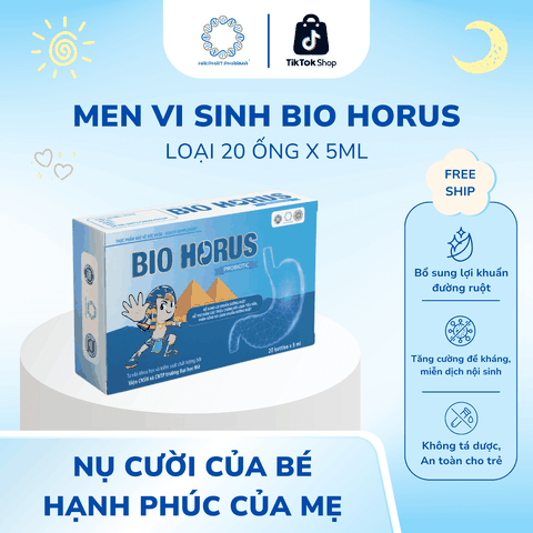 Men vi sinh Bio Horus - Men vi sinh cho trẻ biếng ăn, chậm lớn - Cam kết hỗ trợ khi sử dụng