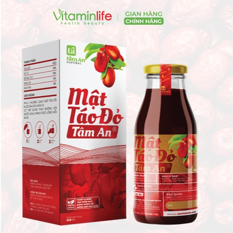 Mật Táo Đỏ Original Tâm An 250ml