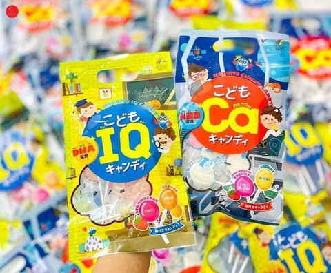 Kẹo mút Unimat Riken IQ bổ sung DHA cho bé gói 10 que