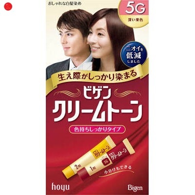 Nhuộm tóc bạc Bigen Cream Tone Nhật Bản 5G