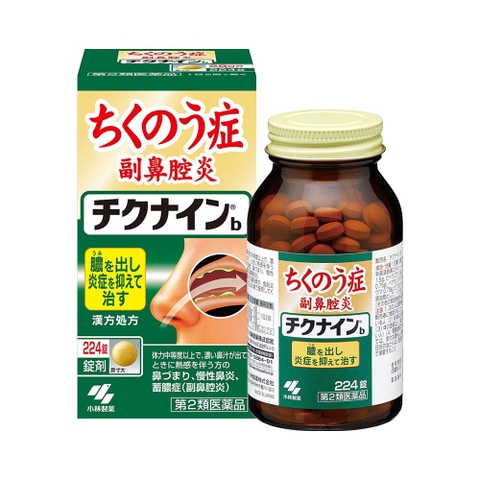 Viên uống hỗ trợ điều trị viêm xoang Kobayashi Chikunain 224 viên