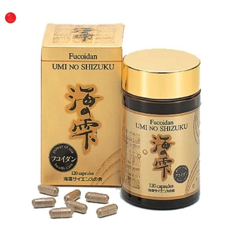 Viên uống hỗ trợ điều trị ung thư Fucoidan Umi No Shizuku 120 viên (Nội địa Nhật Bản)