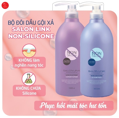 Dầu gội không chứa Silicone Kumano Salon Link Extra Treatment 1L