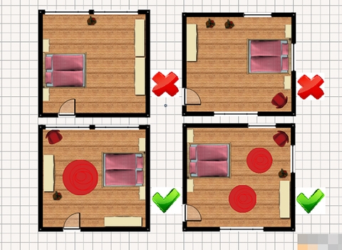 Nguyên tắc bố trí nội thất phòng ngủ phong thủy  hợp với gia chủ