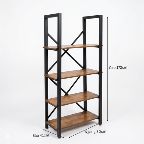 Kệ Sách trưng bày 4 tầng XX Base Inspire Q