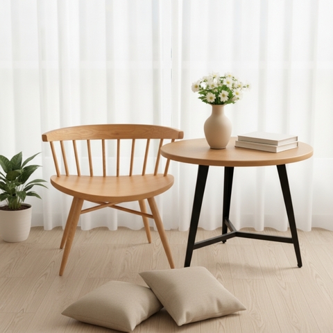 Ghế tựa gỗ Sồi Nofu