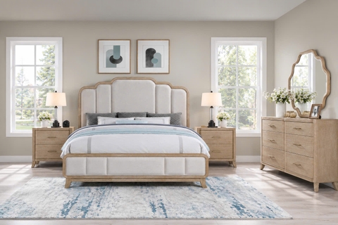 Set phòng ngủ 5 món cao cấp Laguna Âu Mỹ