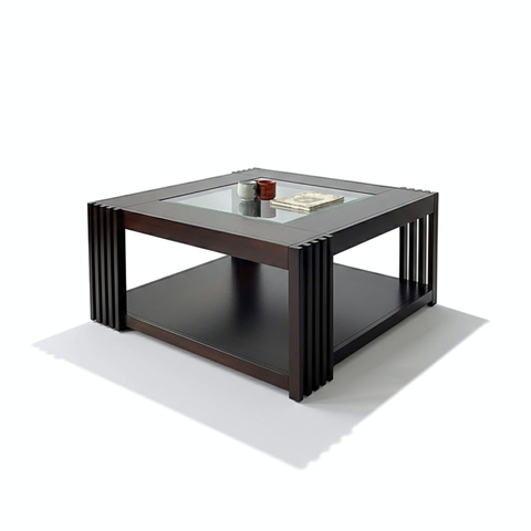 Bàn sofa mặt kính Livin'd Wood