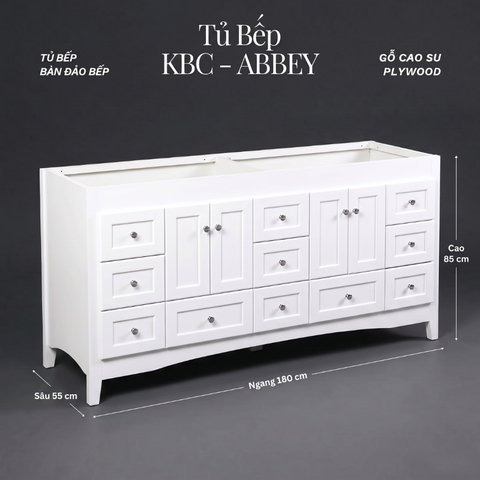 Khung Tủ Bếp & Đảo Bếp ABBEY 72inch
