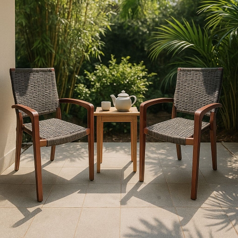 Ghế tựa đan dây Go in