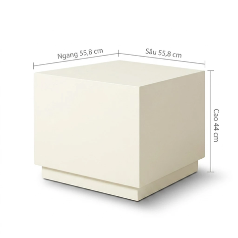 Đôn vuông PLINTH CUBE COFFEE TABLE - Đá xi măng