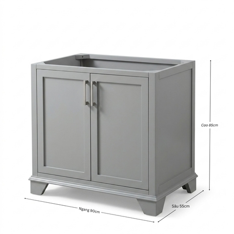 Khung Tủ Bếp & Đảo Bếp Gỗ Gray Ove 36inch