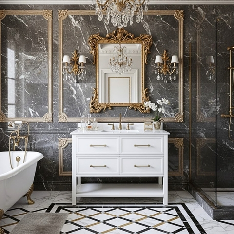 Khung Tủ Lavabo Kingroom 42 inch