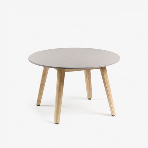 Bàn cafe tròn mặt đá Article