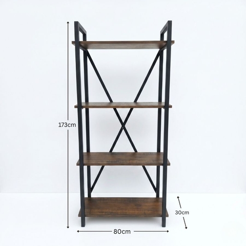 Kệ sách 4 tầng x Base Inspire Q