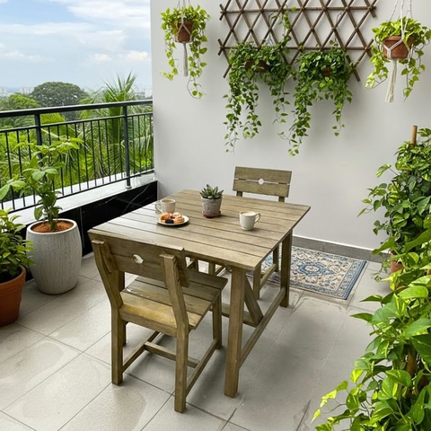 Bộ bàn ăn vuông OBAN